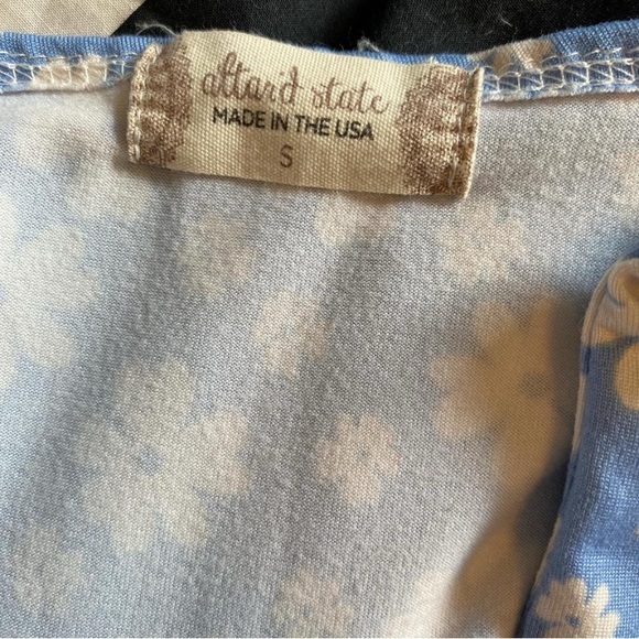 Altar'd State Light Blue Floral Mini Dress - Picture 3 of 3